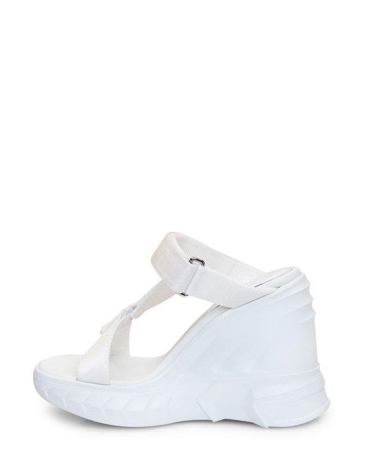 Givenchy White Marshmallow Strap Sandals