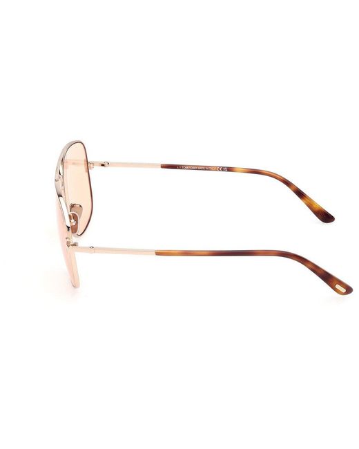Tom Ford Natural Square-frame Sunglasses