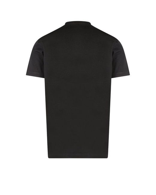 DSquared² Black Logo Printed Crewneck T-shirt for men
