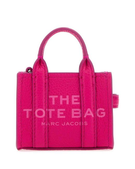Marc Jacobs Pink The Nano Chained Tote Bag