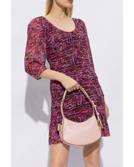 Ganni Pink 'swing' Shoulder Bag,