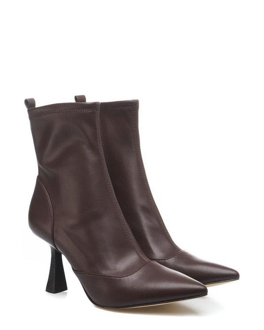 michael kors brown ankle boots