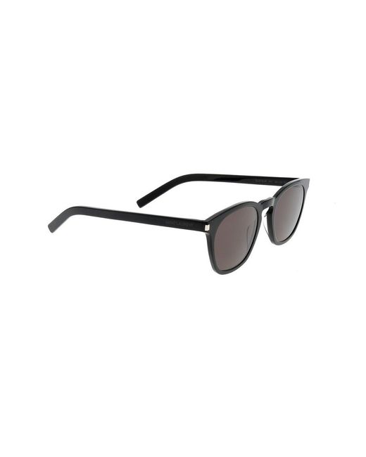 Saint Laurent Black Square Frame Sunglasses
