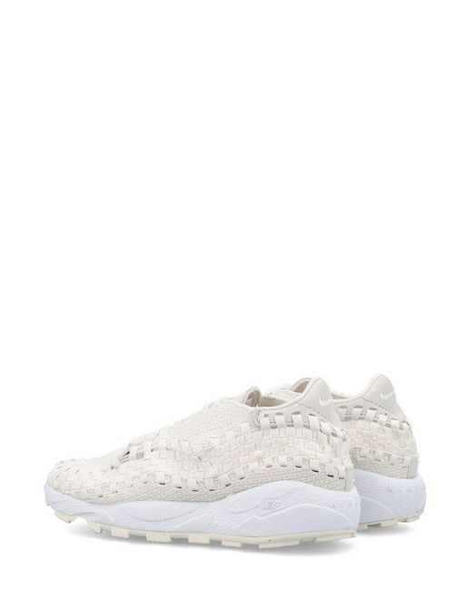 Nike White Air Footscape Woven Lace-up Sneakers