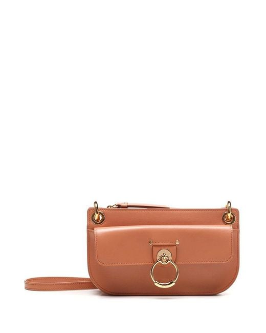 Chloé Mini Tess Crossbody Bag in Pink Lyst
