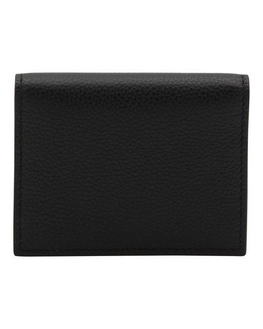 Marni Black Leather Wallet for men