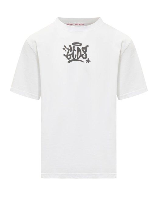 Gcds White Graffiti T-shirt for men