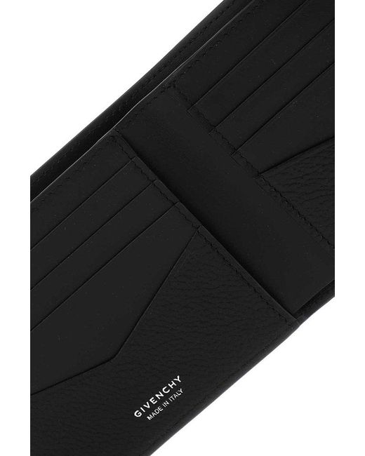 Givenchy Black Leather Wallet for men
