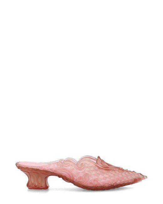 Y. Project Pink Melissa Point-toe Mules
