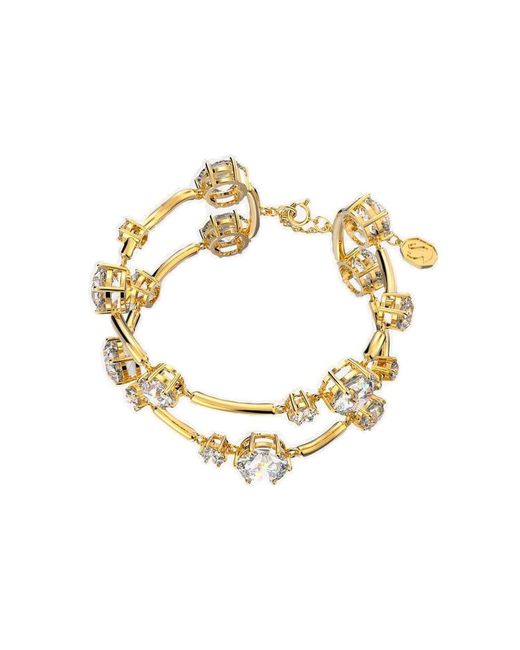Swarovski Constella Crystal Bracelet - Gold