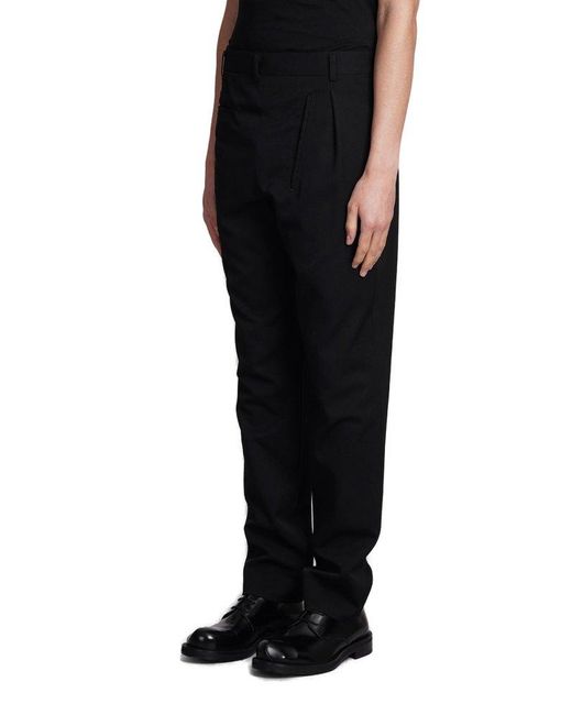 Comme des Garçons Black Side Button Detailed Pants for men