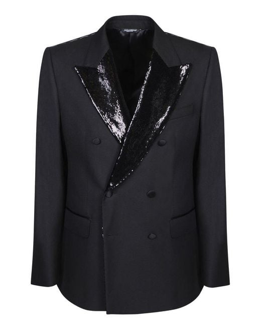 Dolce & Gabbana Black Jackets for men