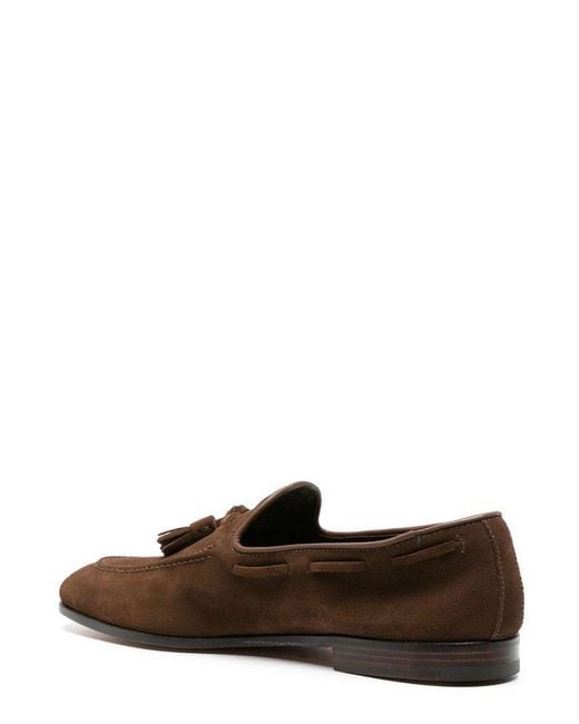 Church's Brown Tassel-detailed Slip-on Loafers for men