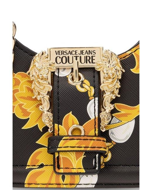 Versace Black Shoulder Bag With Logo,