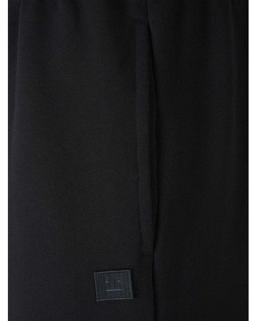 Acne Black Drawstring Sweatpants