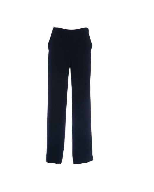 P.A.R.O.S.H. Blue Wide-Leg Trousers