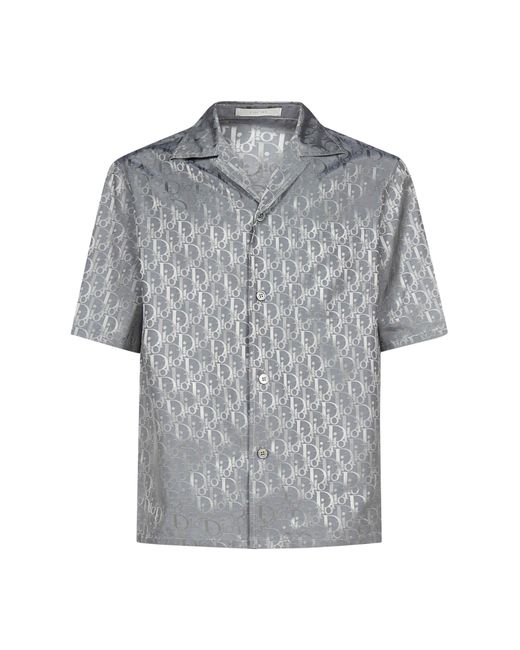 Dior Gray Oblique Shirt for men