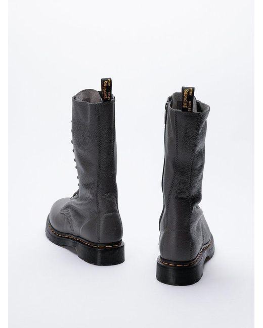 Dr. Martens Black Lace-Up Combat Boots