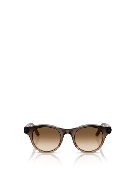 Brunello Cucinelli Brown Panthos Frame Sunglasses