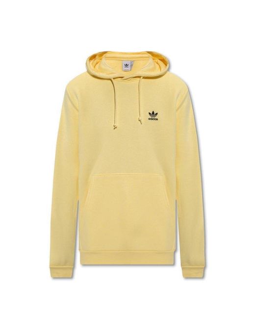 Adidas Originals Yellow Hoodie With Logo