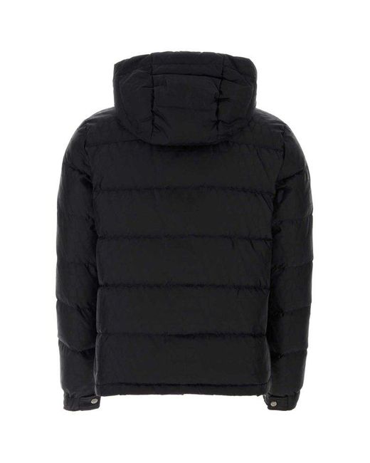 Valentino Black Toile Iconographe Zip-up Padded Down Jacket for men