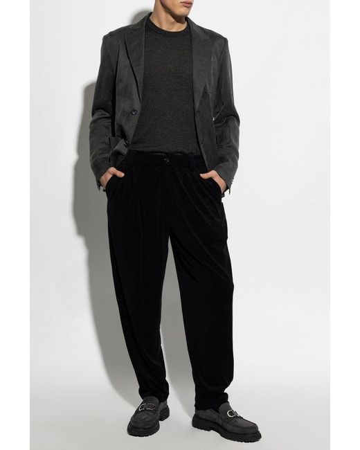 Giorgio Armani Black Classic Tailored Jacket for men