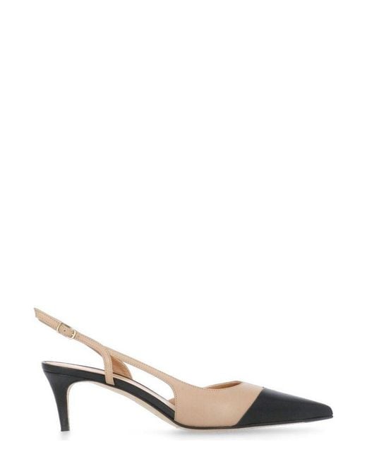 The Seller Multicolor Two-Toned Slingback Pumps