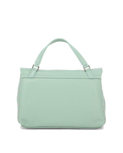 Zanellato Green Postina S Daily Foldover Top Handbag