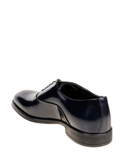 Corvari Blue Classic Lace-Up Shoes for men