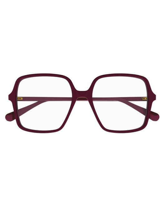 Gucci Brown Oversized Square Frame Glasses