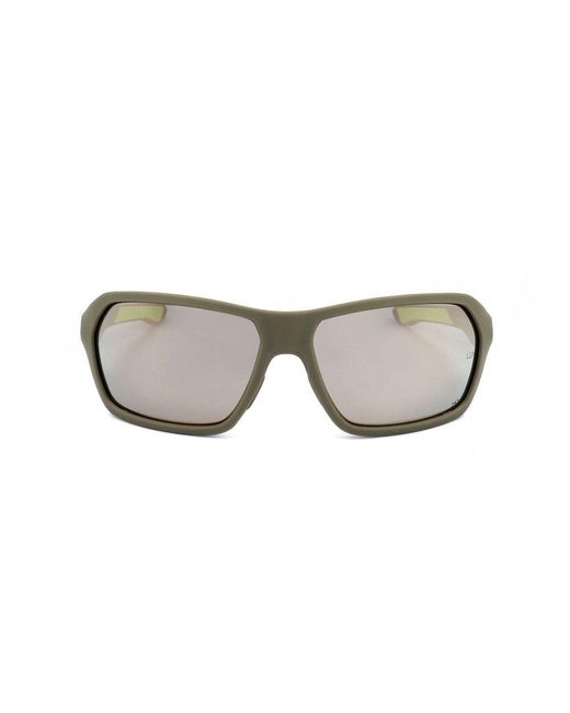 Under Armour Gray Ua Recon Rectangle-Frame Sunglasses for men