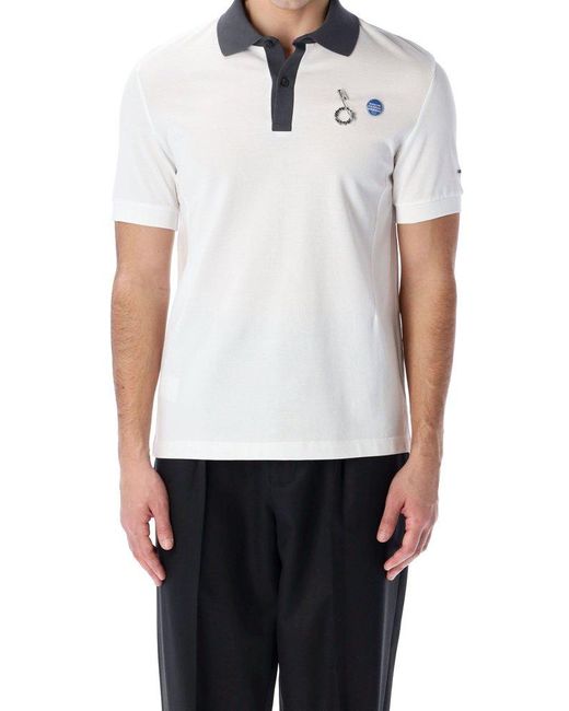 Fred Perry Cotton Contrast Collar Polo Shirt in White for Men - Save 28% |  Lyst UK