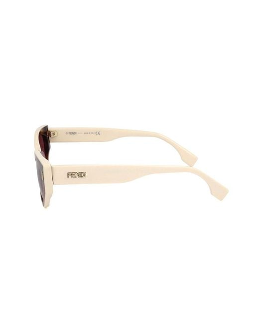 Fendi Multicolor Cat-eye Frame Sunglasses