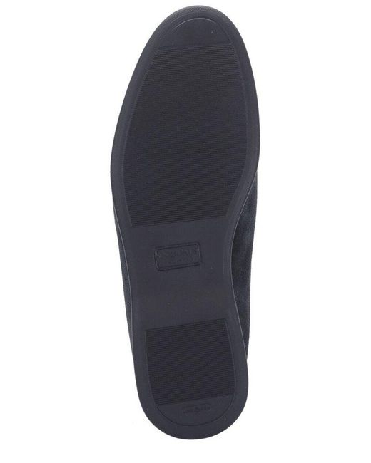 Doucal's Blue Round-Toe Slip-On Loafers for men
