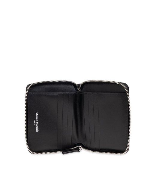 Maison Margiela Black Leather Wallet