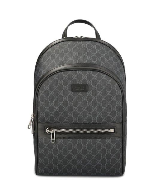 Gucci Gray GG Backpack for men