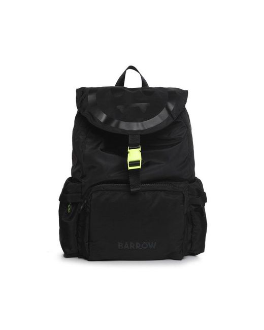 Barrow Black Buckle-fastened Backpack