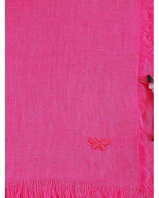 Weekend by Maxmara Pink Butterfly Embroidered Stole