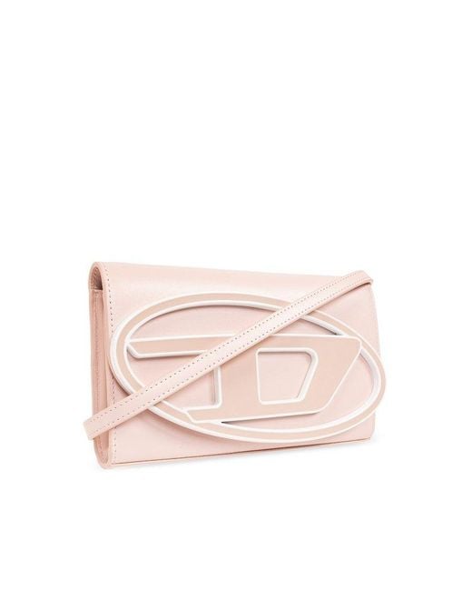 DIESEL Pink '1dr' Strapped Wallet,