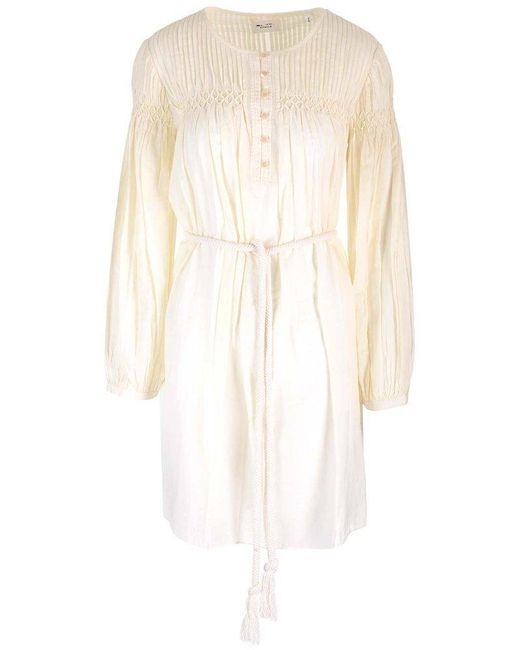 Isabel Marant White Adeliani Mini Dress