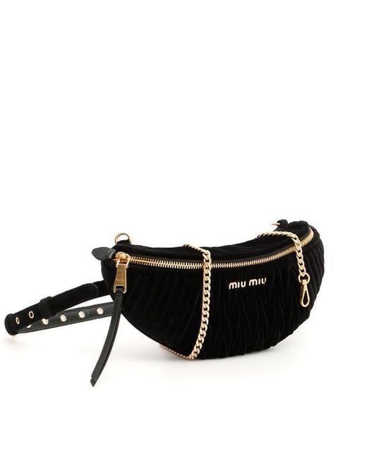 miu miu matelasse belt bag