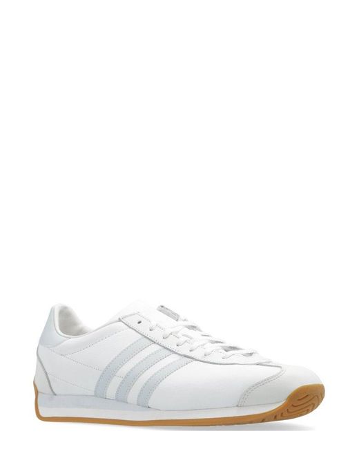 Adidas Originals White Country Og Lace-up Sneakers for men