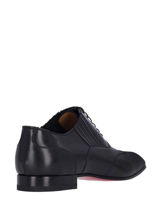 Christian Louboutin Black My Amor W Lace-up Shoes for men