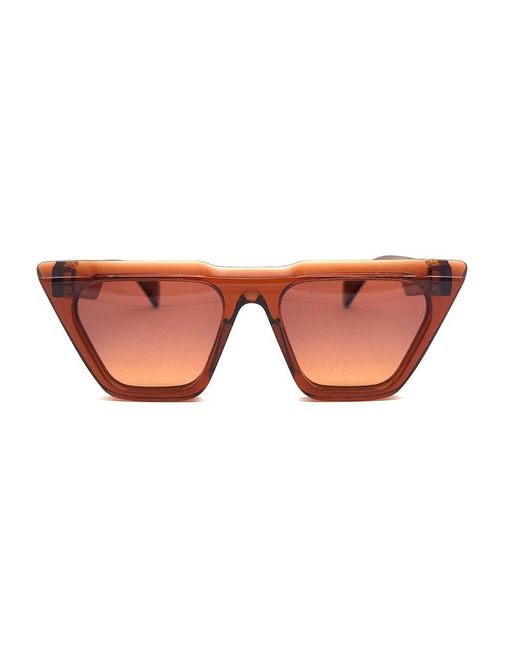 Jacques Marie Mage Pink Cat-eye Frame Sunglasses