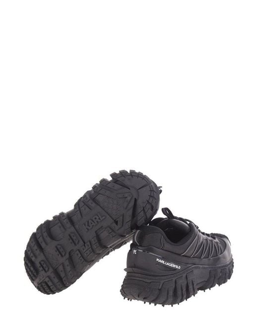 Karl Lagerfeld Black K/trail Kross Lace-up Sneakers for men