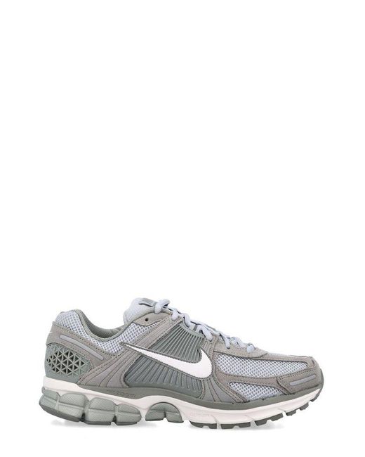 Nike Gray Zoom Vomero 5 Lace-Up Sneakers