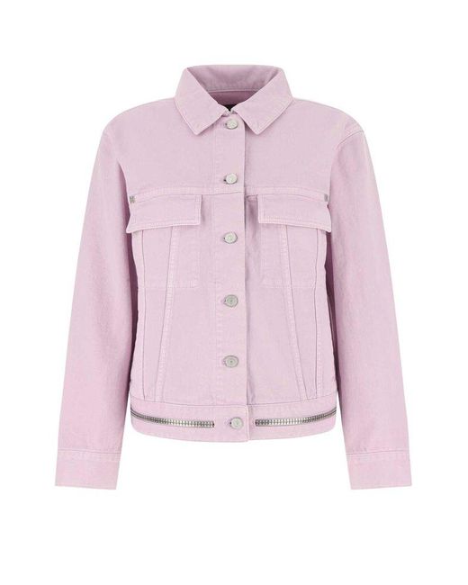 Givenchy Lilac Denim Jacket in Purple 
