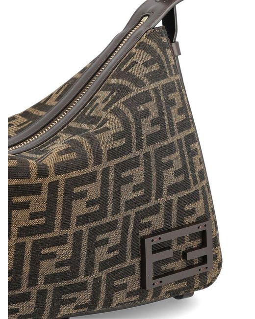 Fendi Gray Simply Medium Bag