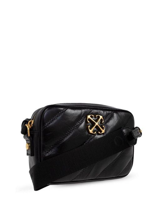 Off-White c/o Virgil Abloh Black Quilted Camera Bag