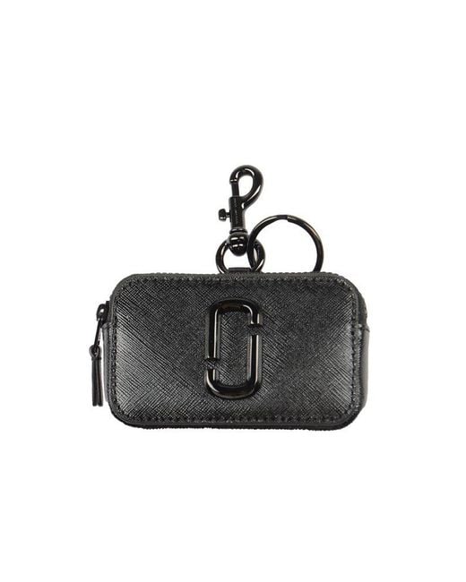 Marc Jacobs Snapshot Nano Leather Pouch in Black